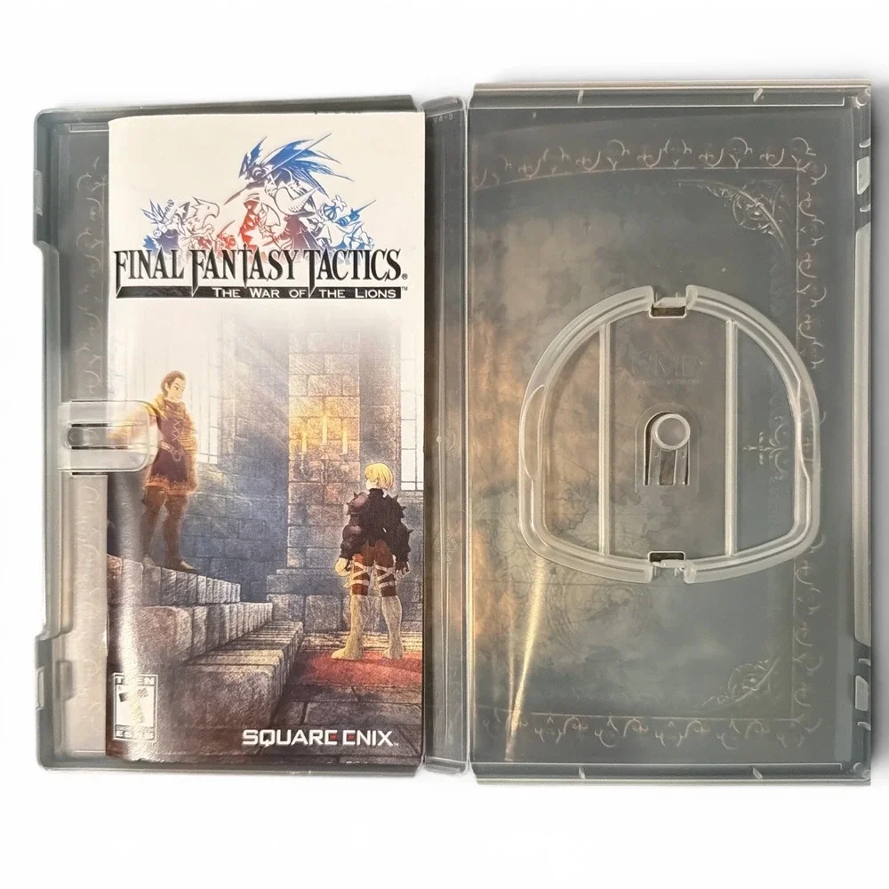 Final Fantasy Tactics The War of the Lions Sony PSP Case & Manual Only NO GAME